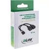 InLine USB 2.0 adaptera kabelis iekšējais 2x USB A tipa ligzda / mātesplates pieslēgvieta