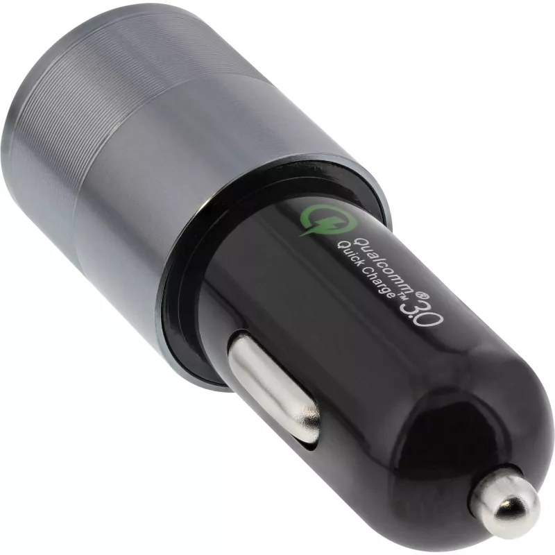 InLine USB auto lādētājs ar Quick Charge 3.0 strāvas adapteri, melns