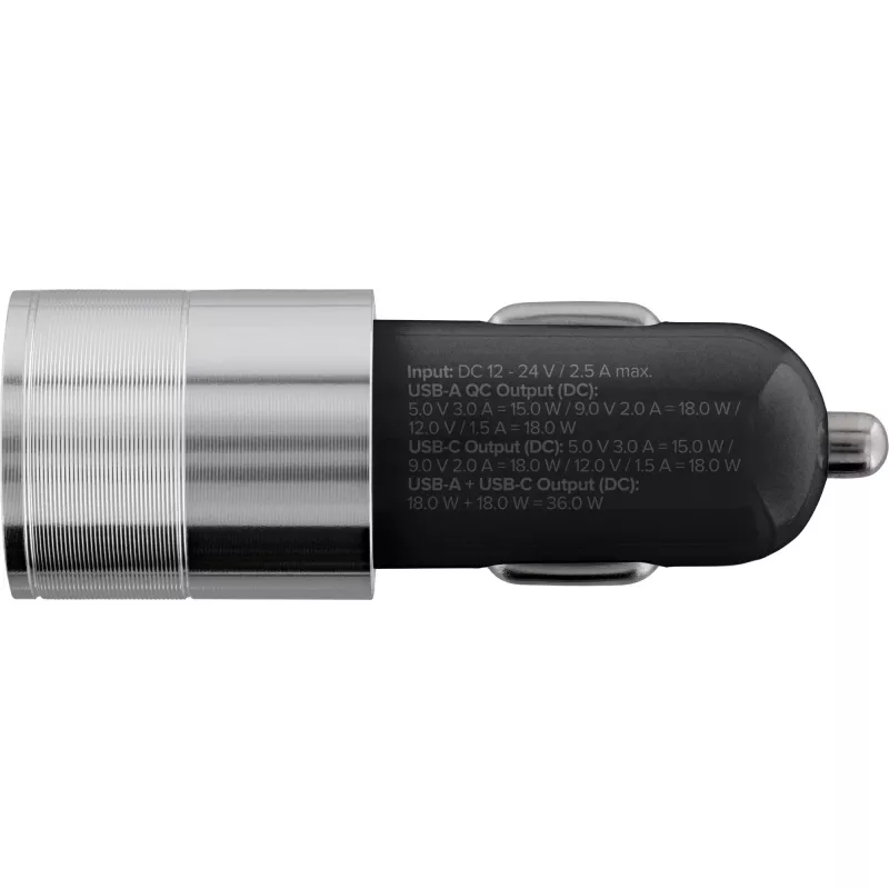 InLine USB auto lādētājs ar Quick Charge 3.0 strāvas adapteri, melns