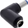 InLine DC adapteris 5.5x2.1mm DC kontaktdakša vīrišķais/sievišķais leņķveida Universāls Melns