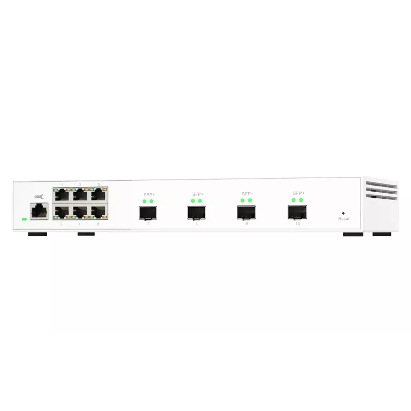 QNAP QSW-M2106-4S tīkla slēdzis Pārvaldīts L2 2.5G Ethernet (100/1000/2500) Balts