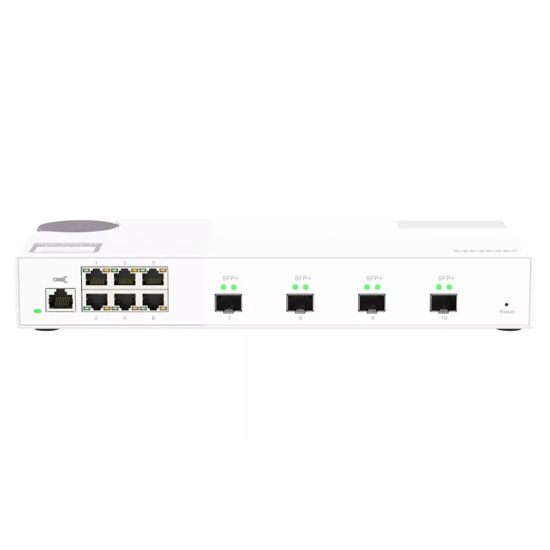QNAP QSW-M2106-4S tīkla slēdzis Pārvaldīts L2 2.5G Ethernet (100/1000/2500) Balts