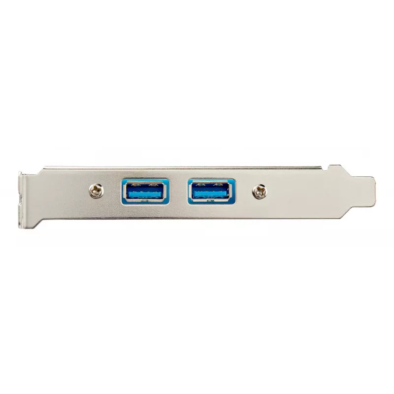 StarTech.com 2 Portu USB 3.0 A Mātītes Slota Plāksnes Adapteris, IDC, USB 3.2 Gen 1 (3.1 Gen 1), Zils, Nerūsējošais tērauds, 0,5 m, CE, REACH, 500 mm