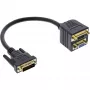 DVI-I adaptera kabelis InLine 17301 DVI-I vīrišķais / DVI-I sievišķā + S-VGA sievišķā