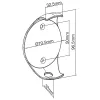 Sienas stiprinājums InLine Google Home Mini 23178A