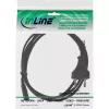 InLine strāvas vads, Euro tēviņš / Euro8 tēviņš, melna, 1,8 m