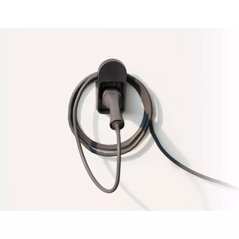 InLine Universal EV uzlādes kabeļa turētājs melns 117x95x213 mm