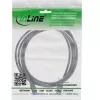 InLine komutācijas kabelis plāns, Cat.6A, S/FTP, TPE (LSZH) elastīgs, PoE, melns, 15m