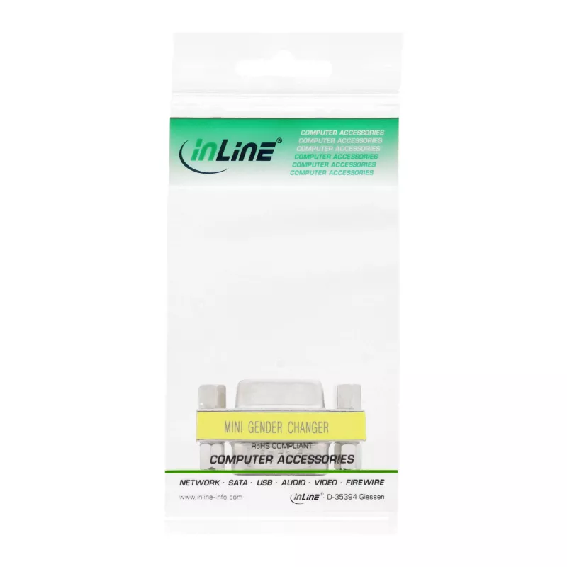 InLine Mini Gender Changer 9 Pin seriālais vīrišķais / sievišķais
