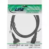 InLine strāvas kabelis Dānijas K tipa vīrišķais / 3 kontaktu IEC C13 vīrišķais, 1,8 m