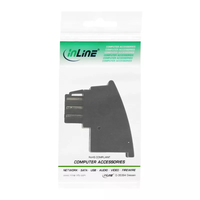 InLine TAE-F Vācu adapteris TAE-F Vācu vīrišķais / RJ11 sievišķais