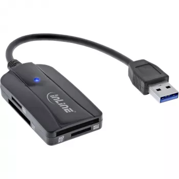 InLine karšu lasītājs USB 3.1 USB-A, SD/SDHC/SDXC, microSD, UHS-II saderīgs