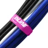 InLine kabeļu siksnas ar āķīšiem un cilpām 20 x 200 mm, 10 gab., rozā