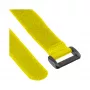InLine kabeļu siksnas āķis-cilpa 20 x 200 mm 10 gab. dzeltenas