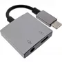 InLine USB-C audio adaptera kabelis, USB-C uz 3,5 mm ligzdu + PD 30W