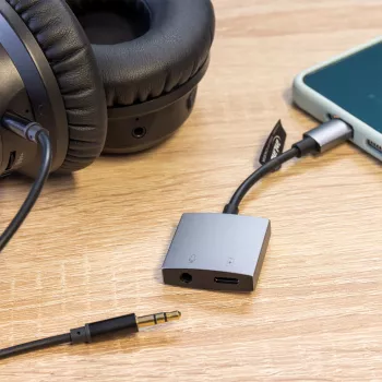 InLine USB-C audio adaptera kabelis, USB-C uz 3,5 mm ligzdu + PD 30W