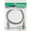 USB 2.0 kabelis, tips A vīr. / B vīr., bēšs, 3 m, InLine 34535H