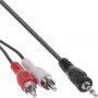 Audio kabelis 2x RCA vīrišķais / 3,5 mm stereo vīrišķais 10 m InLine 89936