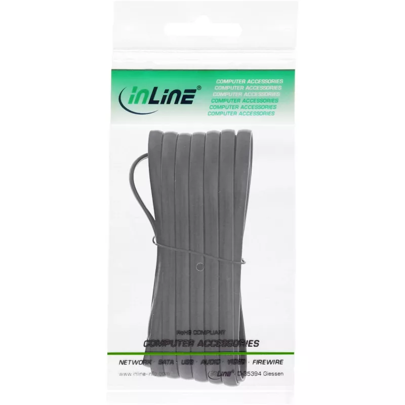 InLine modulārais kabelis RJ12 6P6C vīr. / siev. 3m