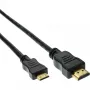 InLine HDMI mini kabelis, High Speed HDMI, AM/CM, zelta pārklājums, 1,5 m