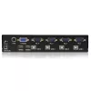 StarTech.com 4 Port Professional VGA USB KVM Switch with Hub