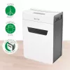 Papīra smalcinātājs LEITZ IQ Protect Premium 6M P5 — Mikrogriezums, 18 L, Skārienjutīga vadība, 351×204×355 mm