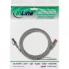 InLine komutācijas kabelis S/FTP PiMF Cat.6 250MHz PVC CCA pelēks 0.3m
