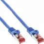 InLine komutācijas kabelis S/FTP PiMF Cat.6 250MHz PVC CCA zils 7.5m