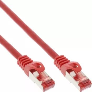 InLine komutācijas kabelis S/FTP PiMF Cat.6 250MHz PVC CCA sarkans 3m