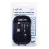 Mobilo ierīču lādētājs LogiLink PA0204 Universāls Melns Cigāra piepīpējamā kontaktligzda Iekštelpu 12/24V 2.1A