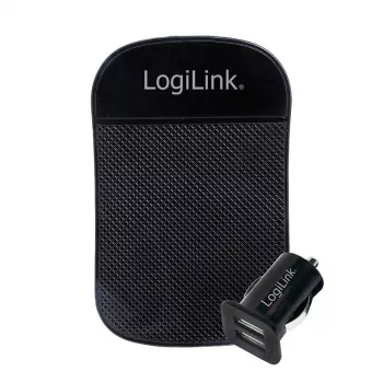Mobilo ierīču lādētājs LogiLink PA0204 Universāls Melns Cigāra piepīpējamā kontaktligzda Iekštelpu 12/24V 2.1A