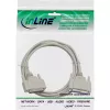 InLine seriālais kabelis formēts DB25 tēviņš / mātīte tiešais pelēks 30 m