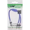InLine Audio kabelis Premium 2x RCA ligzda / 3.5 mm spraudnis, zeltīti kontakti, 0,25 m