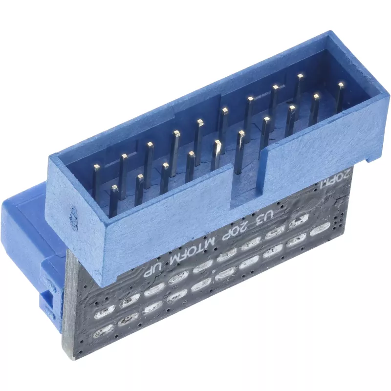 InLine USB 3.0 adapter internal male female UP leņķveida 33448O