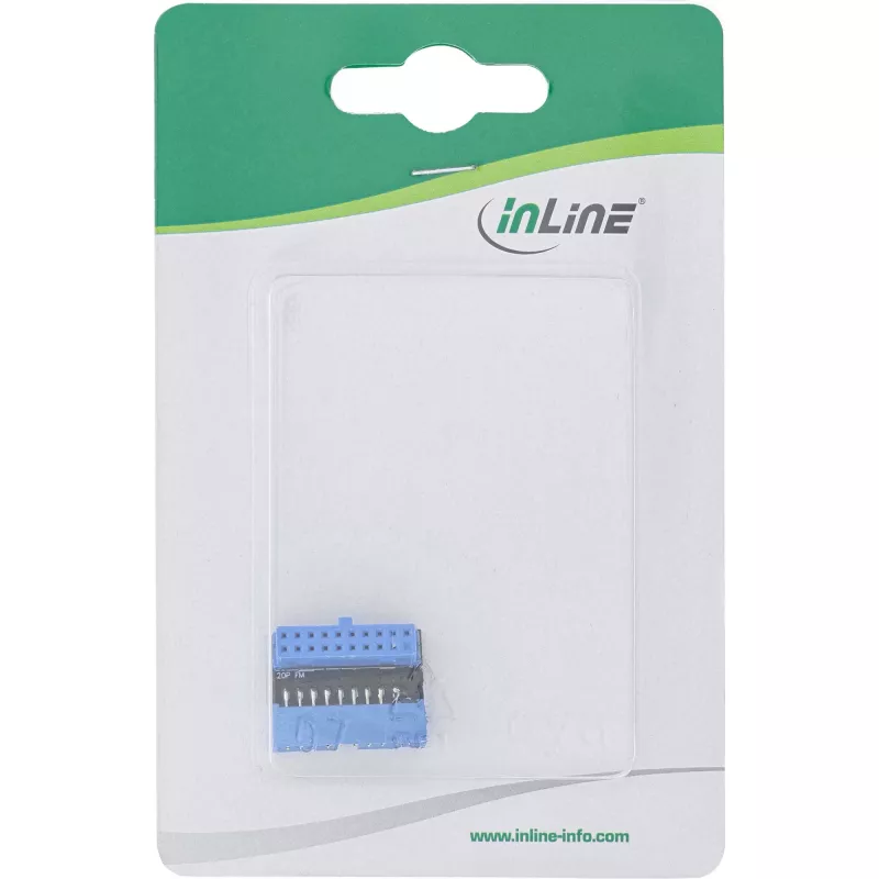 InLine USB 3.0 adapter internal male female UP leņķveida 33448O