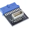 InLine USB 3.0 uz USB 3.1 priekšējā paneļa Key-B adapteris, iekšējais, daudzkrāsains