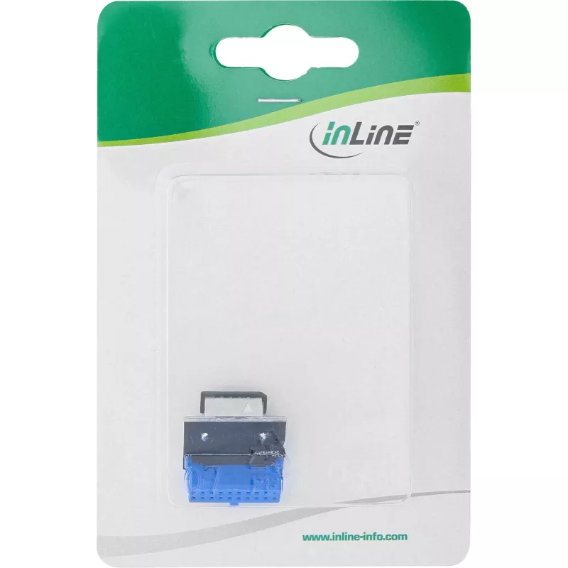 InLine USB 3.0 uz USB 3.1 priekšējā paneļa Key-B adapteris, taisns, iekšējais