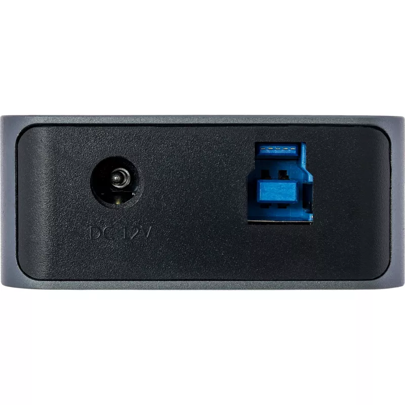 InLine USB 3.2 Gen.1 centrālmezgls, 7 porti, ar slēdzi, alumīnijs, pelēks, ar barošanas bloku