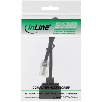 InLine ISDN sadalītājs 1x RJ45 vīr. / 2x RJ45 siev., 8P4C bez rezistoriem