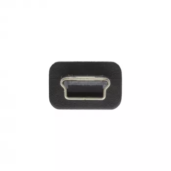 InLine USB 2.0 Mini kabelis, USB A vīrišķais / Mini B vīrišķais, 5 kontaktu, melns, 2 m