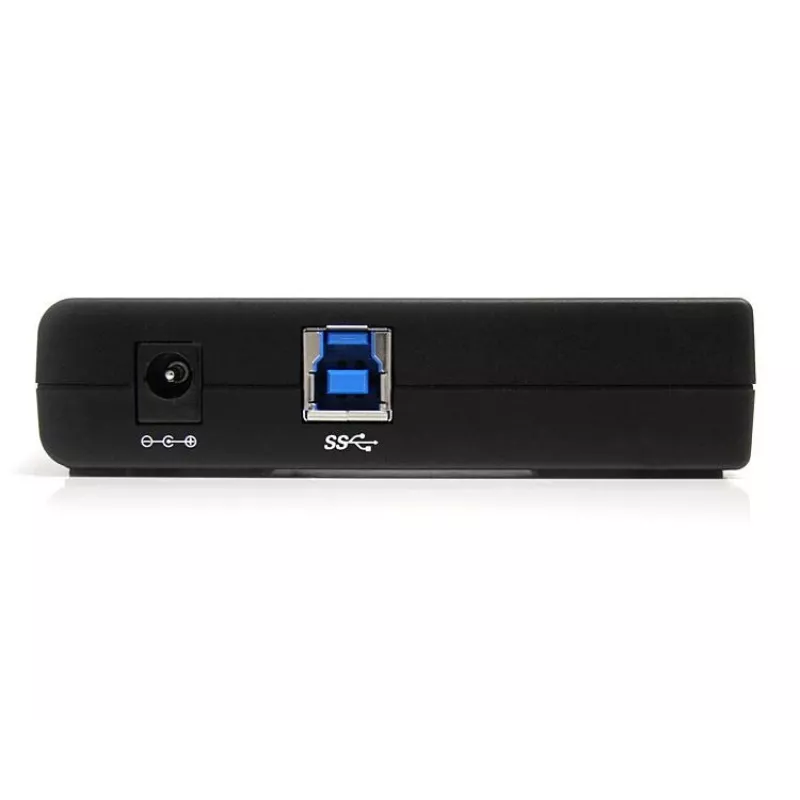 StarTech.com 4 portu melns SuperSpeed USB 3.0 centrmezgls, USB 3.2 Gen 1 (3.1 Gen 1) Type-A, 5000 Mbit/s, melns, barošana, 5 V, 2 A