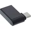 InLine USB 3.2 Gen.2 adapteris, USB-C vīrišķais uz USB-A sievišķo, 90° leņķī, OTG