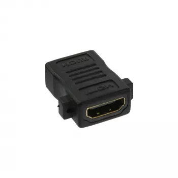 InLine HDMI instalācijas adapteris HDMI A sieviešu / sieviešu zeltīts, 4K2K