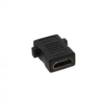 InLine HDMI instalācijas adapteris HDMI A sieviešu / sieviešu zeltīts, 4K2K