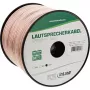 InLine Skaļruņu kabelis 2x 2.5mm² CCA caurspīdīgs 100m