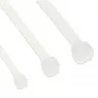 Kabeļu saites InLine 160 mm × 4,8 mm, stiepes izturība 215,7 N, balta, 100 gab.