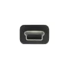 InLine USB 2.0 Mini kabelis, USB A vīr. / Mini B vīr., 5 kontaktu, melns, 0,3 m
