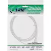 InLine DC pagarinātājs, DC vīrišķais/siev. 4.0x1.7mm, balts, 2m