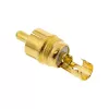 InLine RCA metāla vīrišķais kontaktdakša lodēšanai, sudraba, balts gredzens, 6 mm kabelim