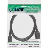 InLine strāvas adaptera kabelis, IEC-60320 C14 uz C19, 3x1,5mm², maks. 10A, 3m